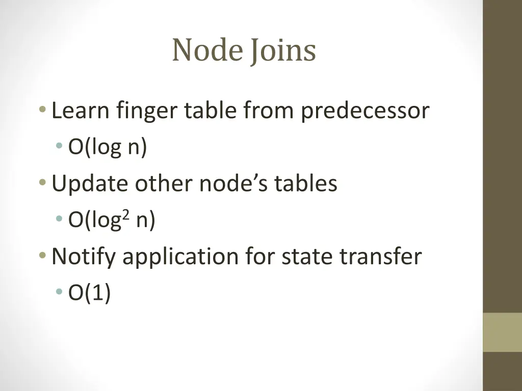 node joins