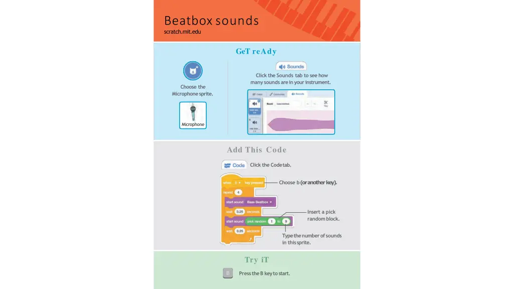 beatbox sounds scratch mit edu