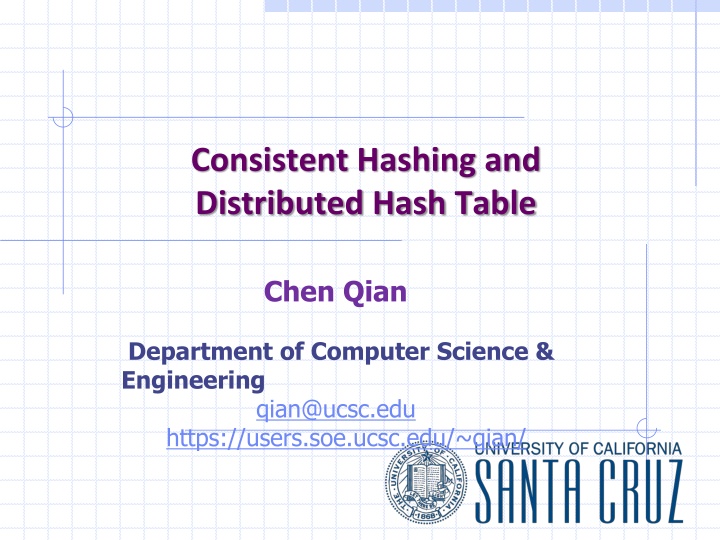 consistent hashing and distributed hash table