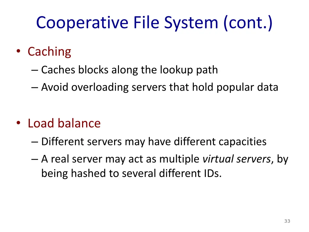 cooperative file system cont 1