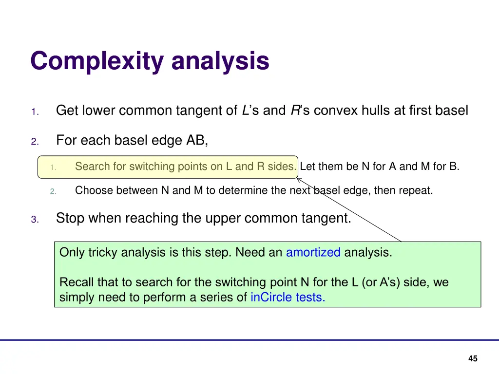 complexity analysis 1