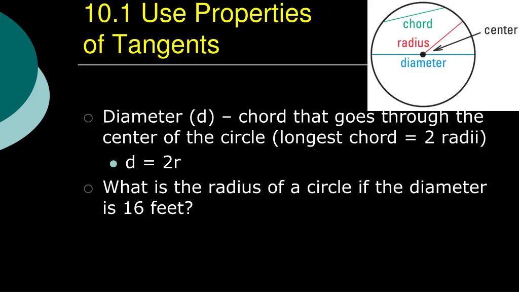 10 1 use properties of tangents 1