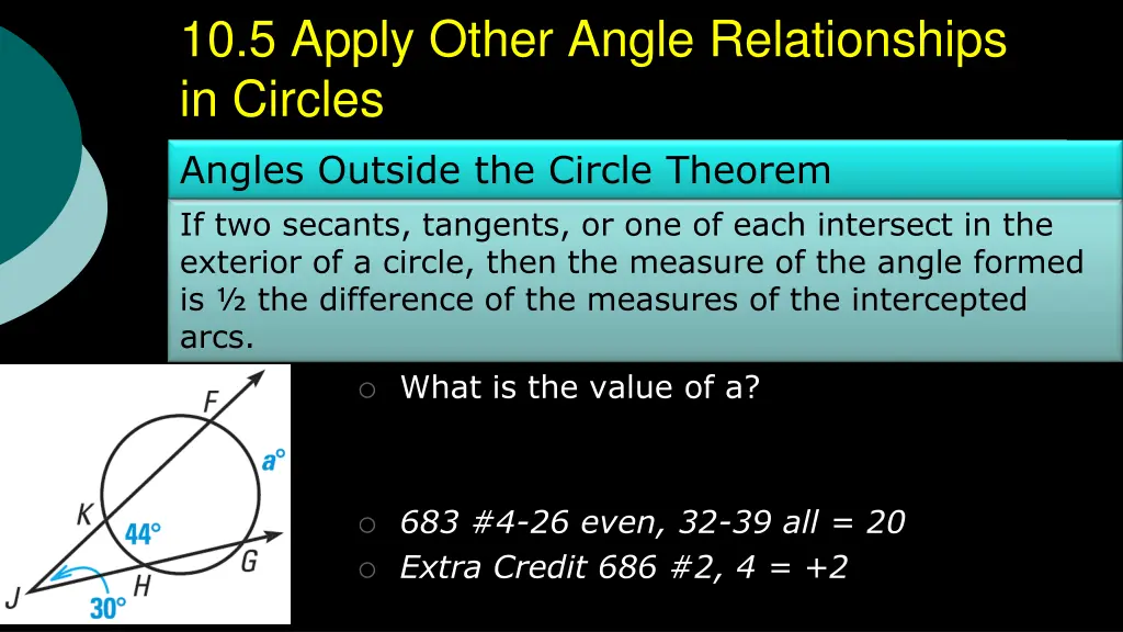 10 5 apply other angle relationships in circles 2