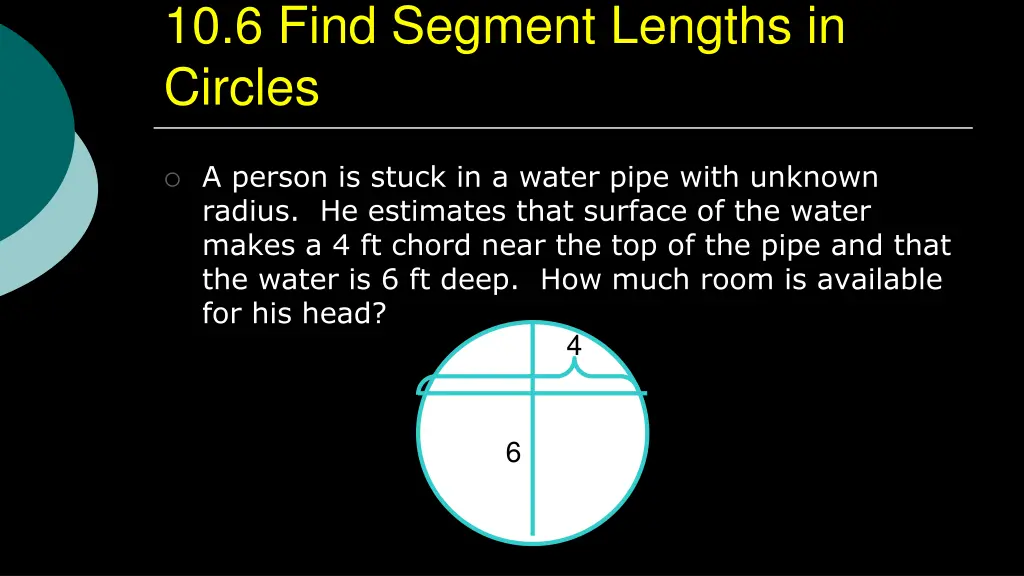 10 6 find segment lengths in circles