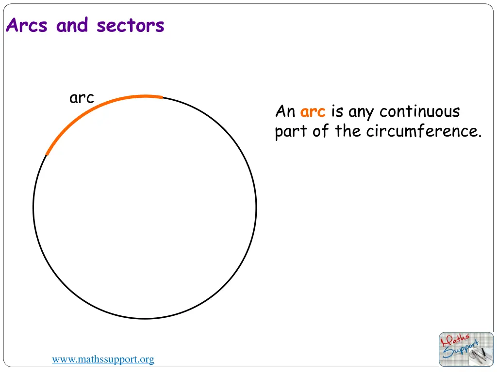 arcs and sectors