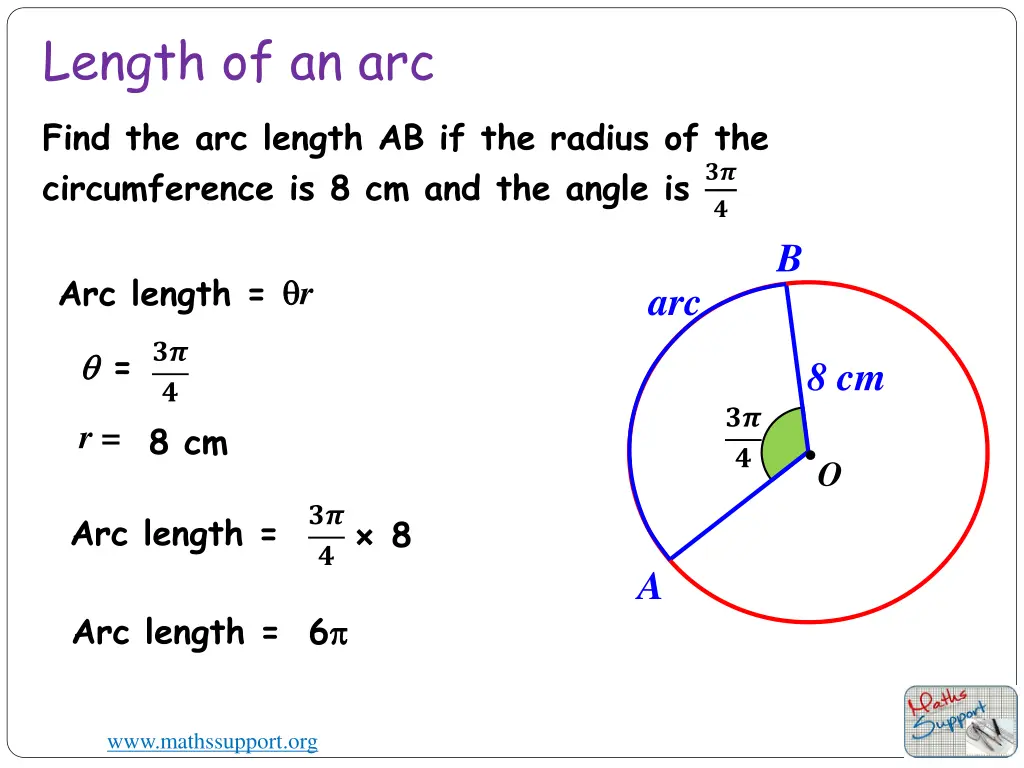 length of an arc 1