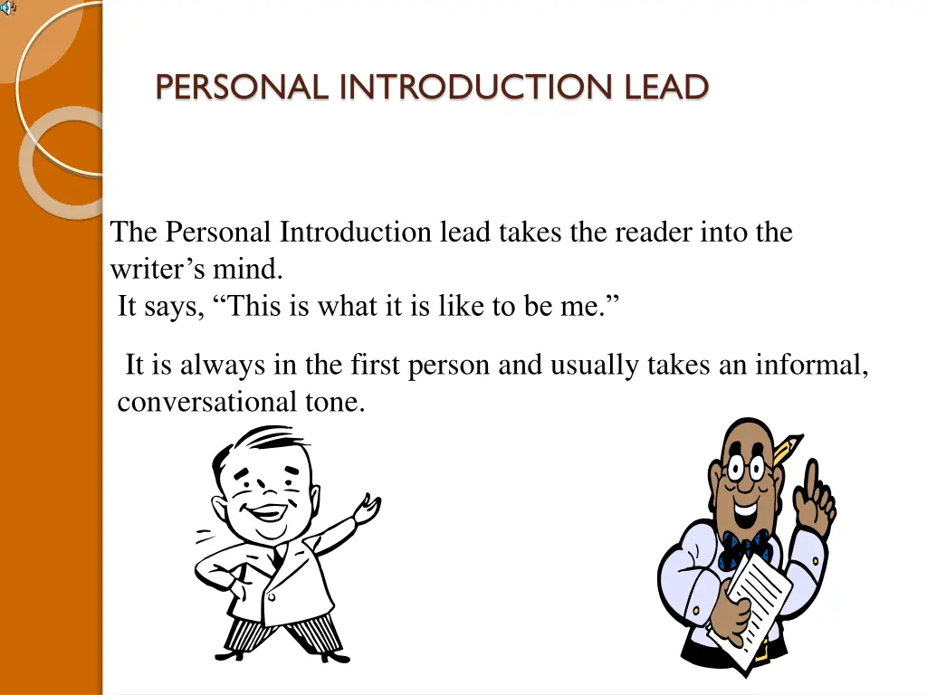 personal introduction lead