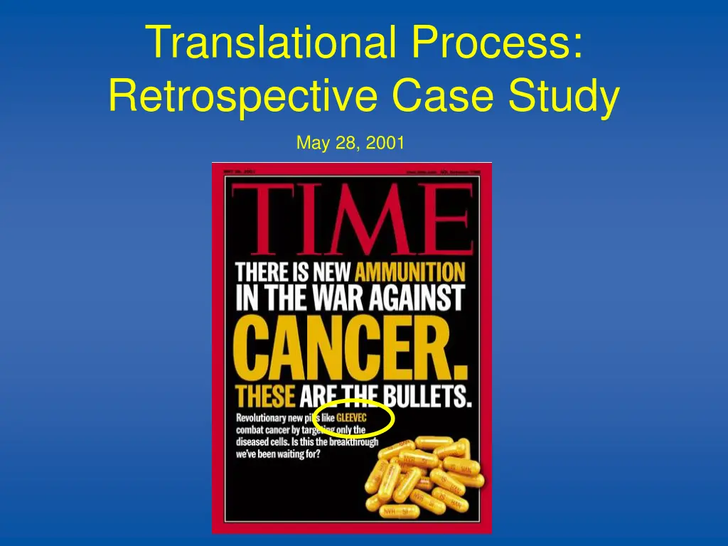 translational process retrospective case study 1