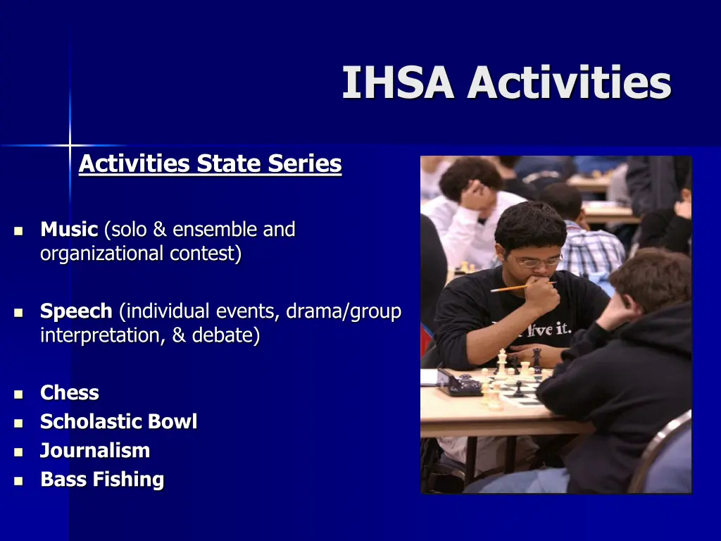 ihsa activities 1