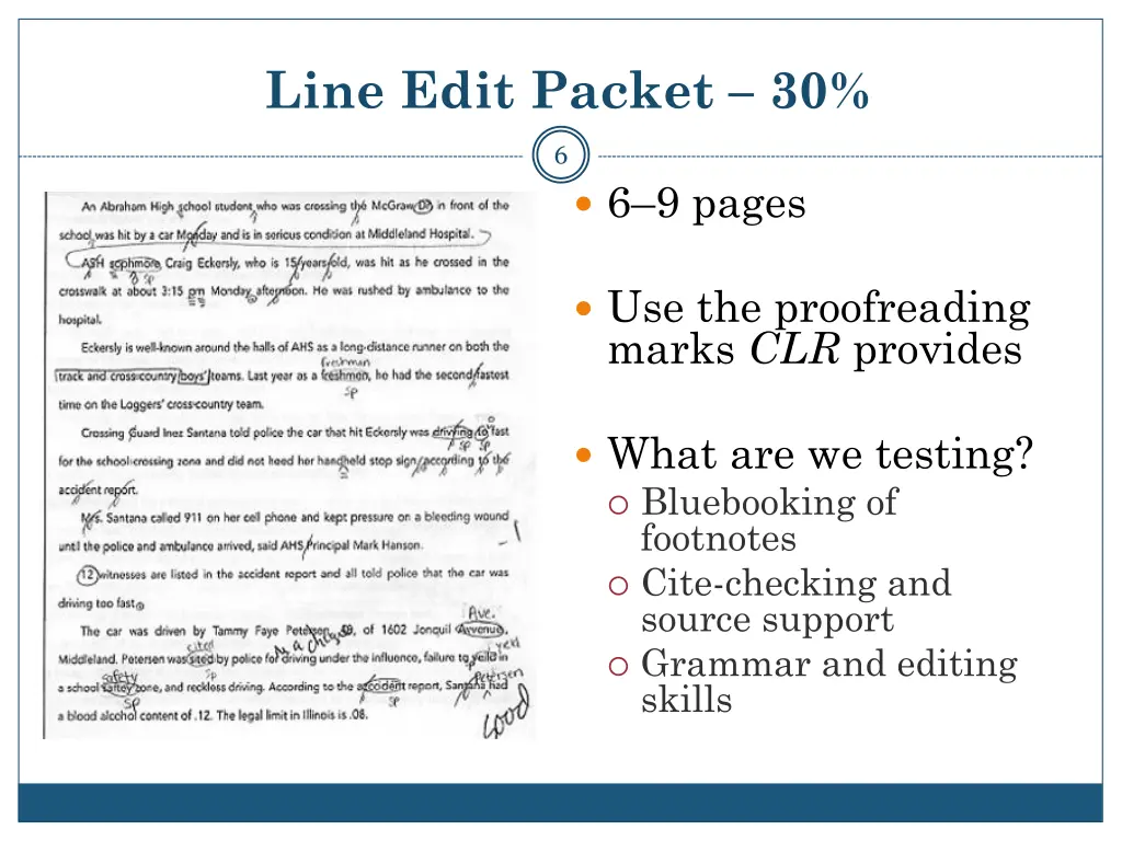 line edit packet 30