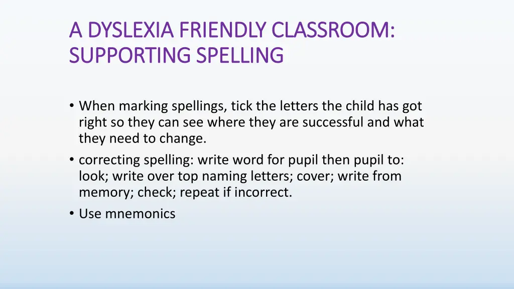 a dyslexia friendly classroom a dyslexia friendly 8