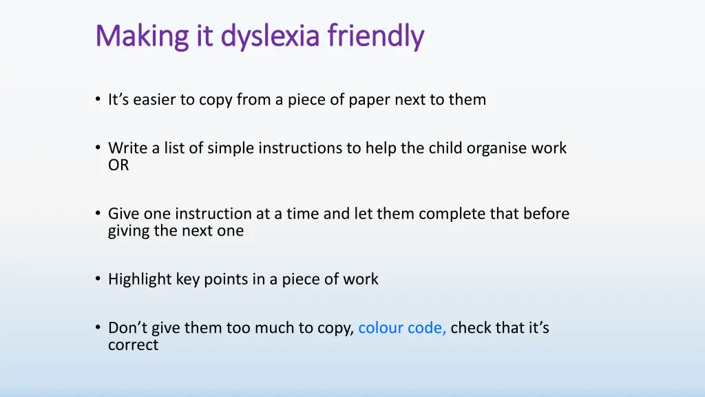 making it dyslexia friendly making it dyslexia 3