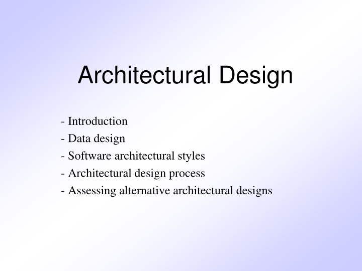 architectural design