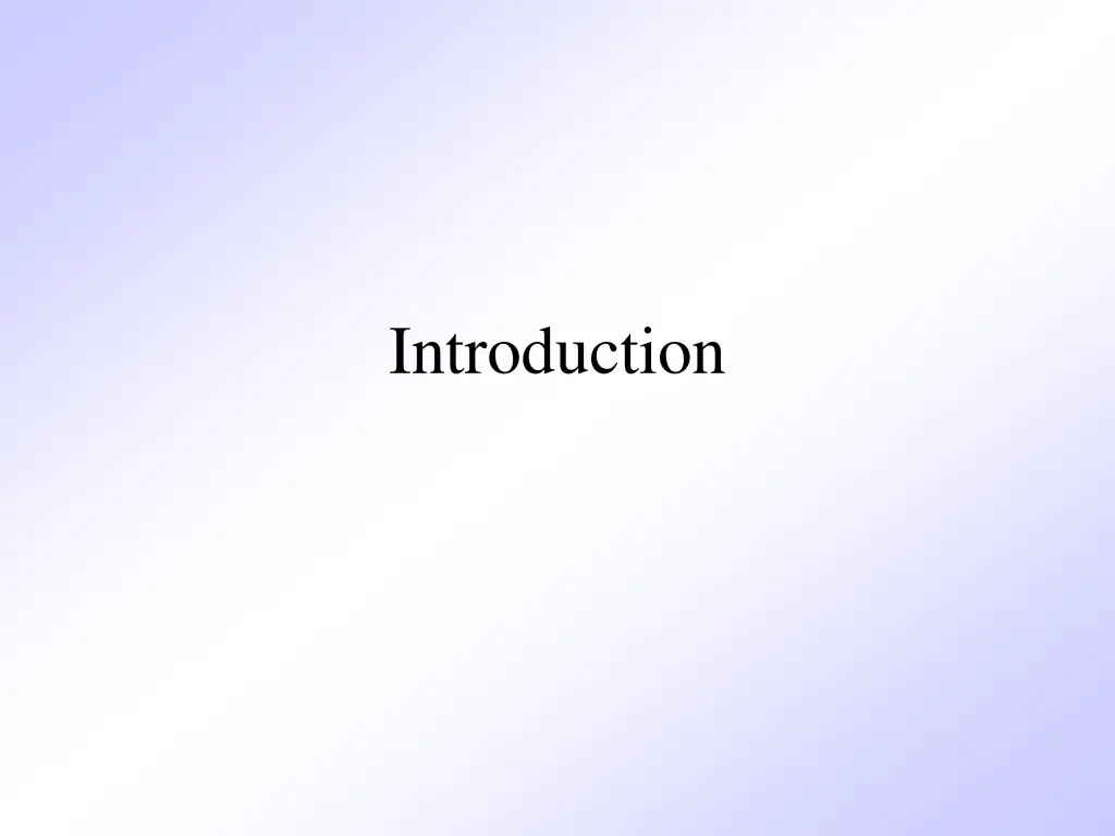 introduction