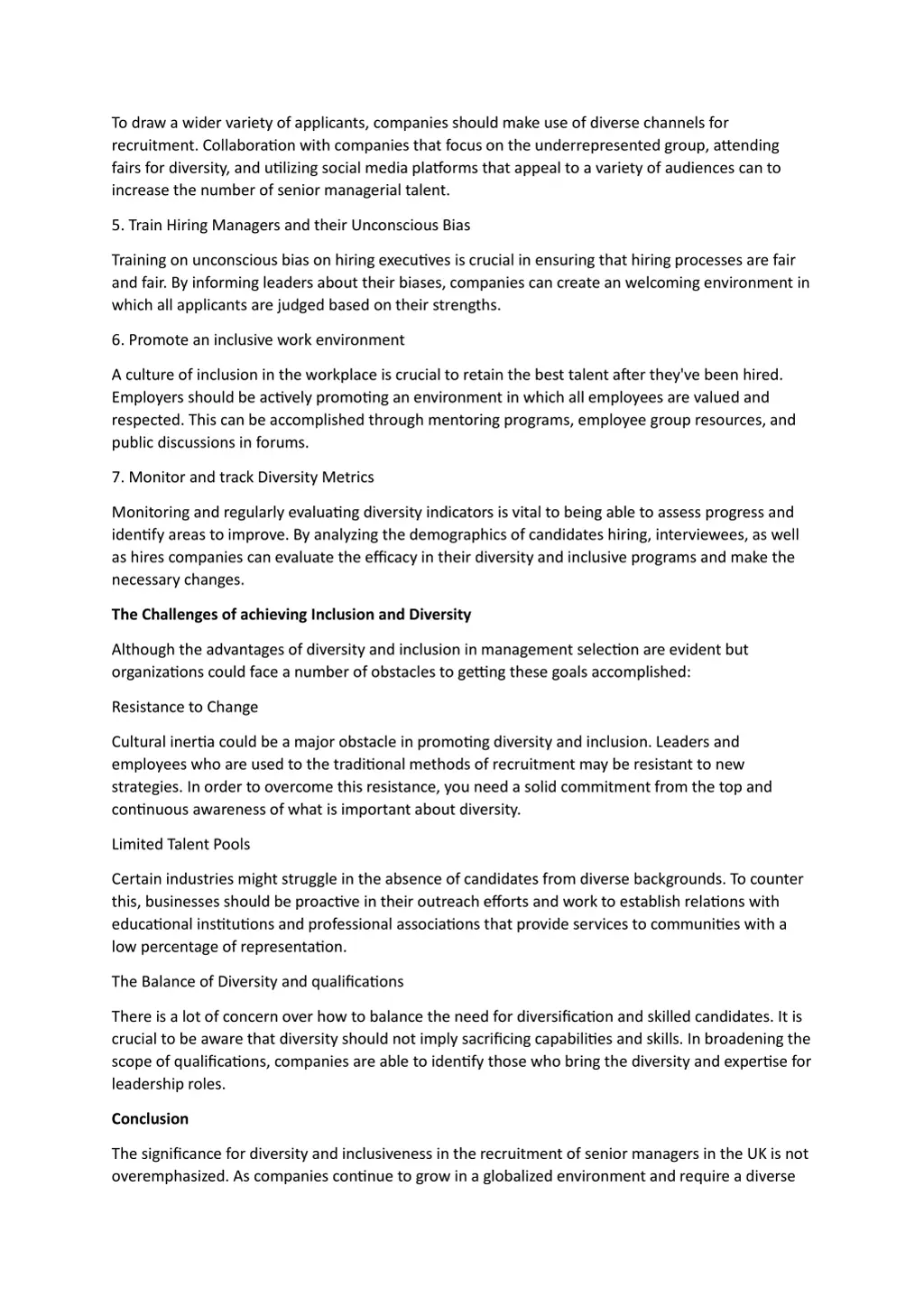 to draw a wider variety of applicants companies