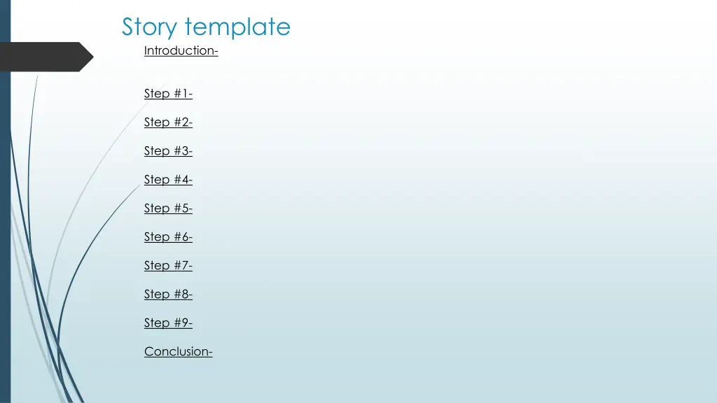 story template introduction