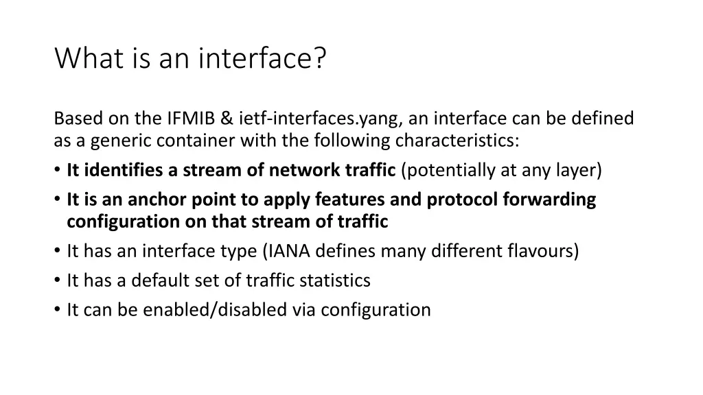 what is an interface