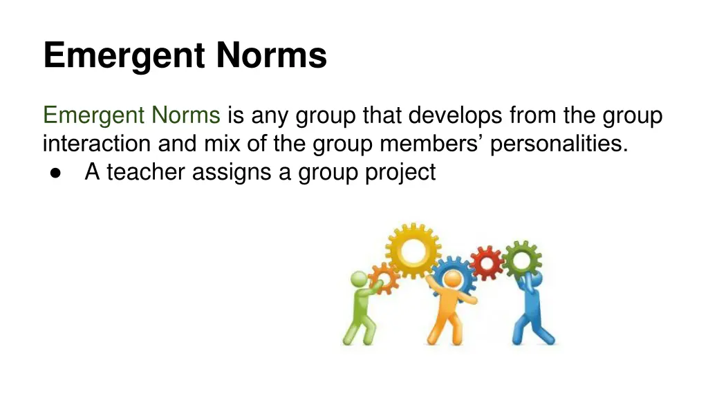 emergent norms