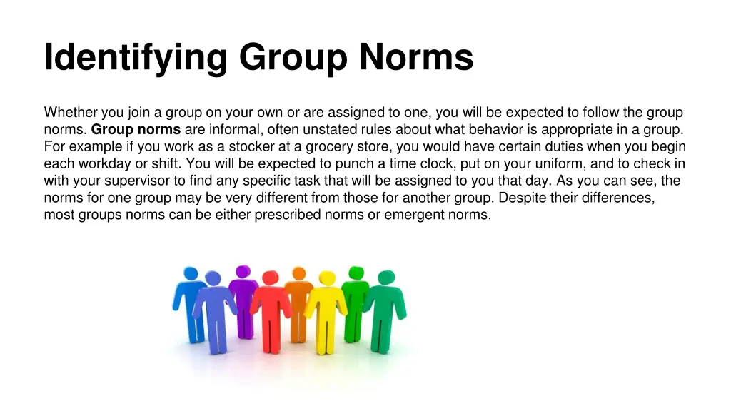 identifying group norms