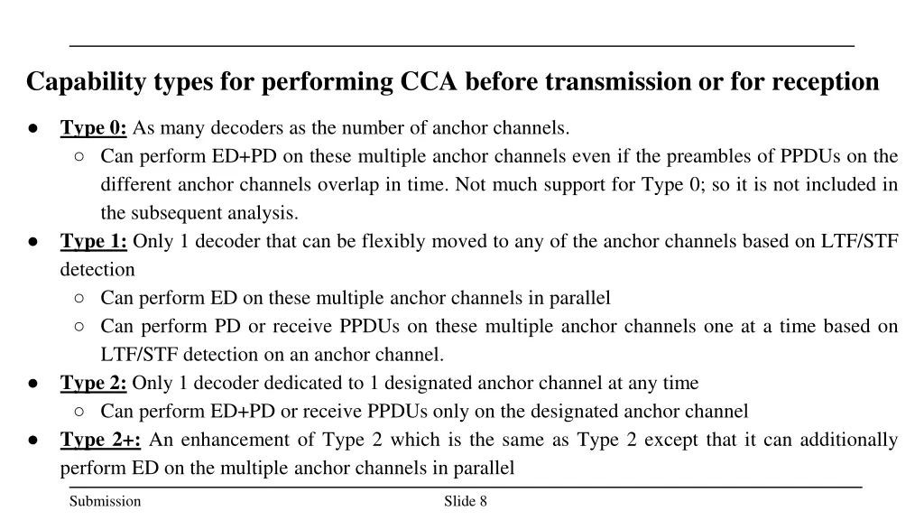 capability types for performing cca before