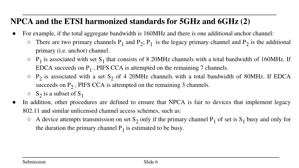 npca and the etsi harmonized standards for 5ghz 1