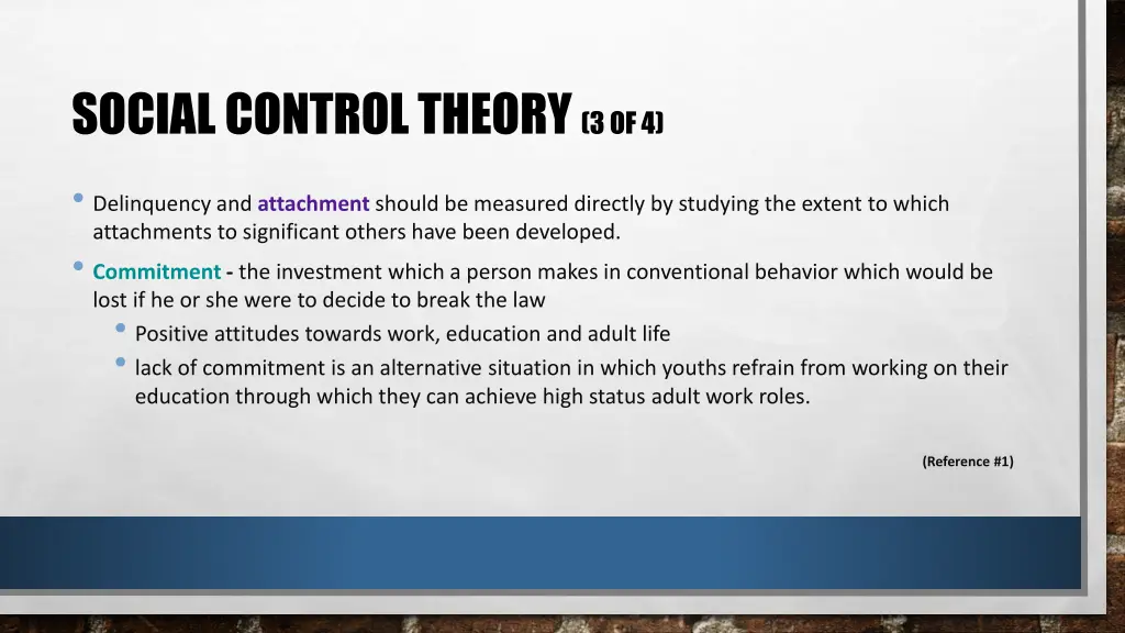 social control theory 3 of 4