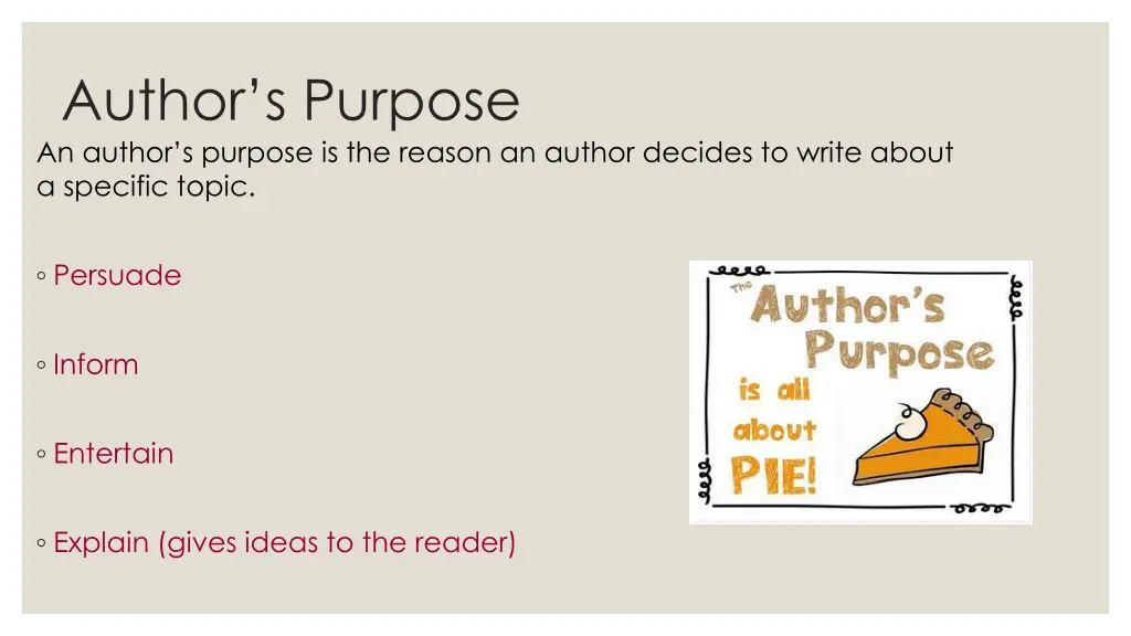 author s purpose an author s purpose