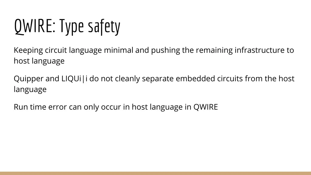 qwire type safety