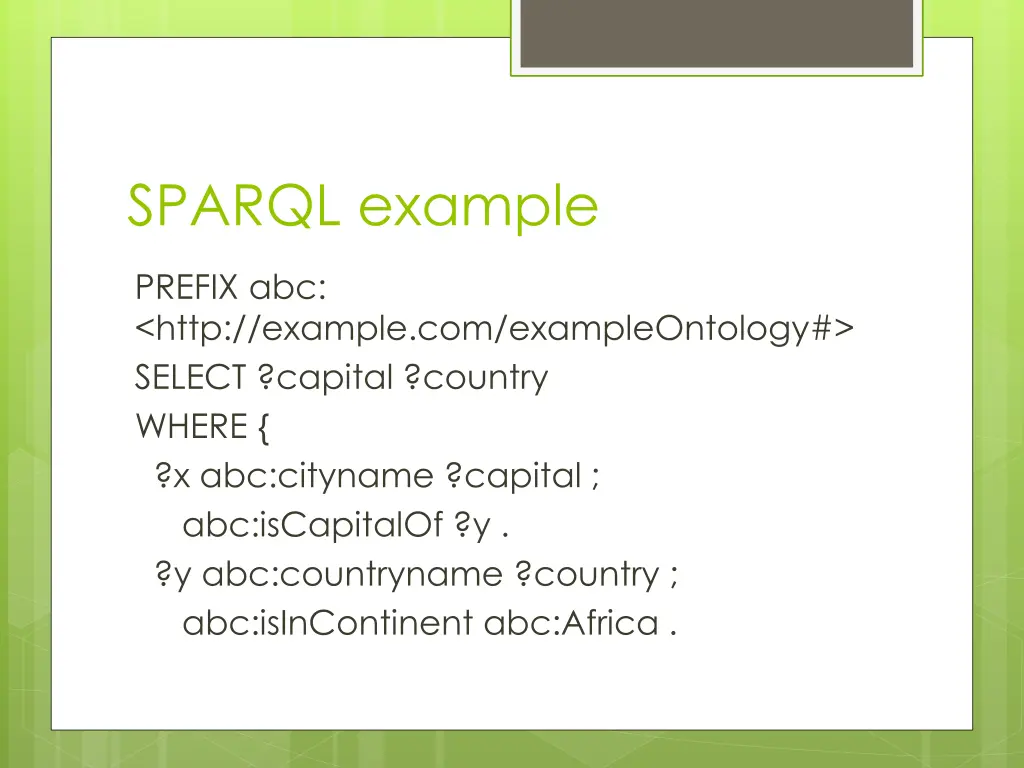 sparql example