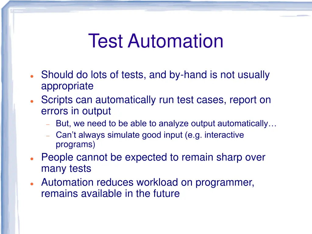 test automation