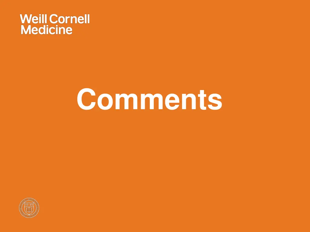 comments