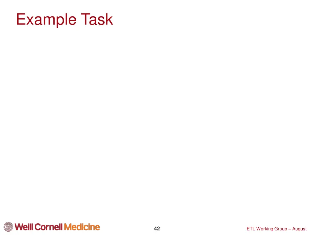 example task