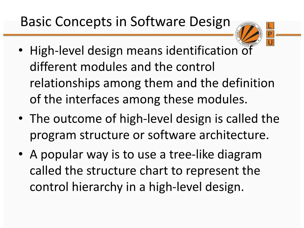 basic concepts in software design 3