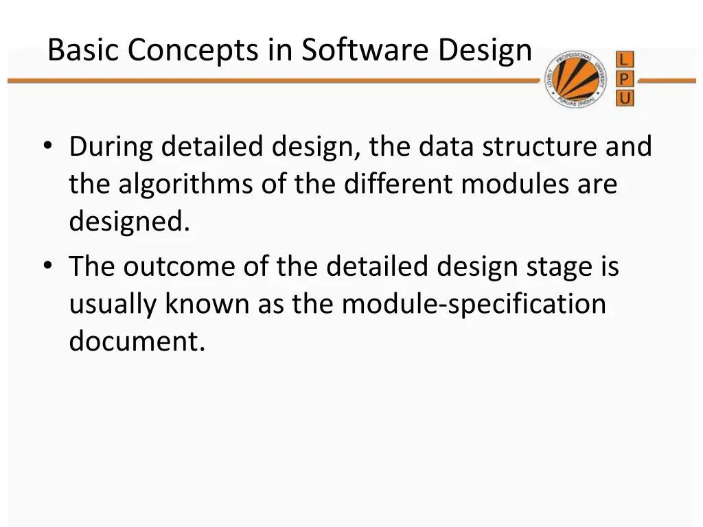 basic concepts in software design 4