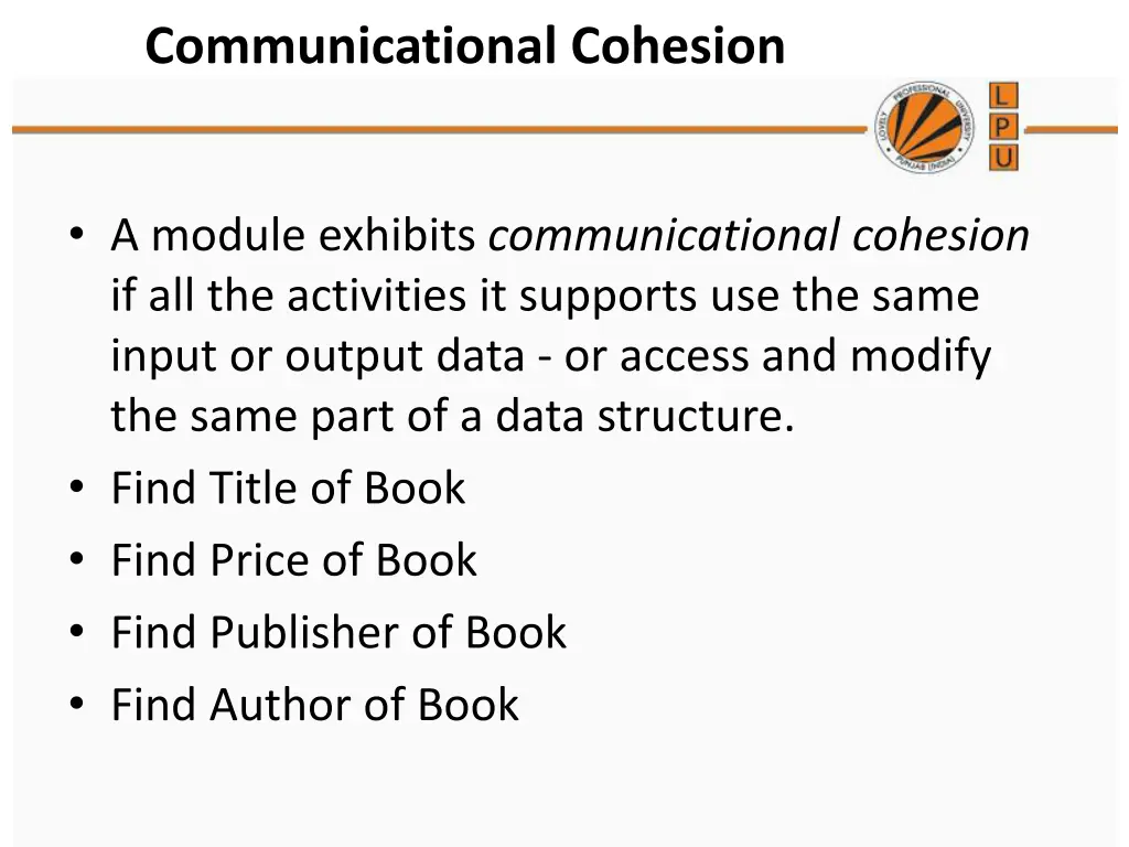 communicational cohesion