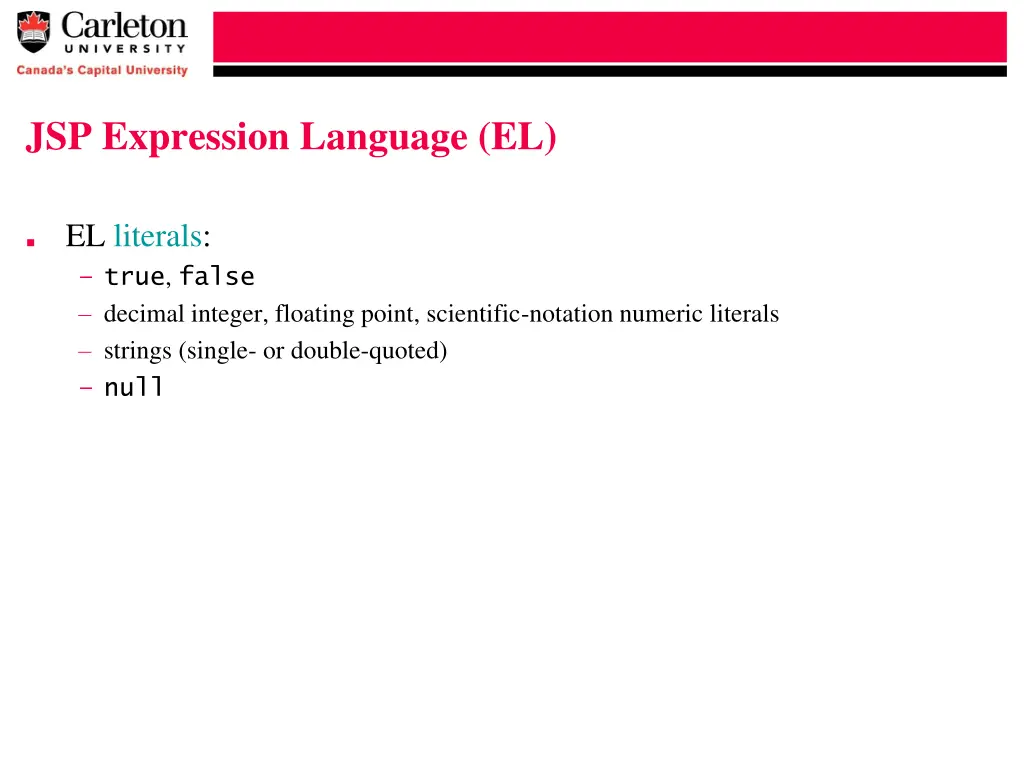 jsp expression language el 1