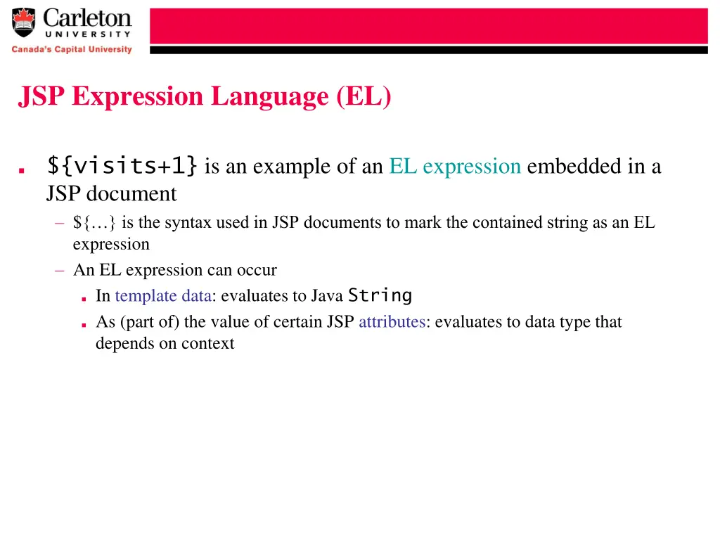 jsp expression language el