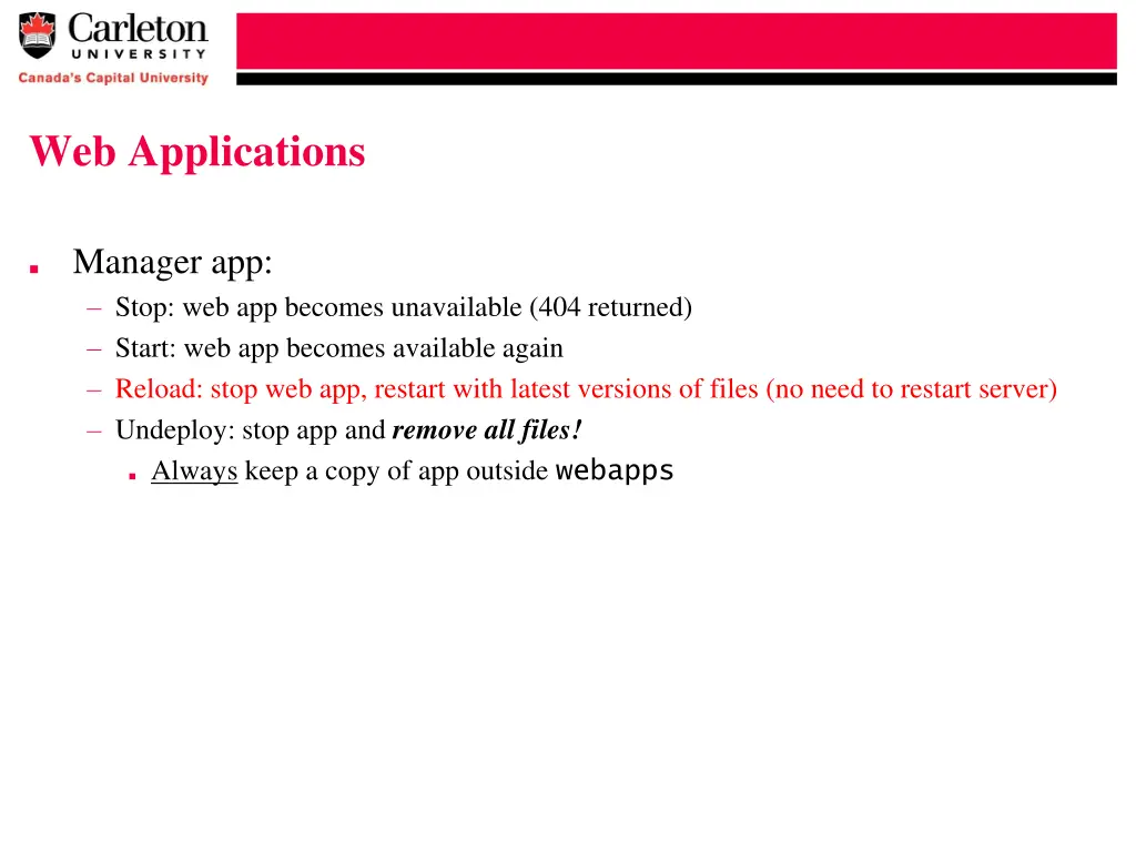 web applications 4