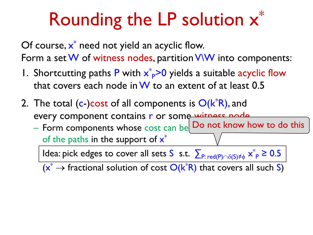 rounding the lp solution x 3