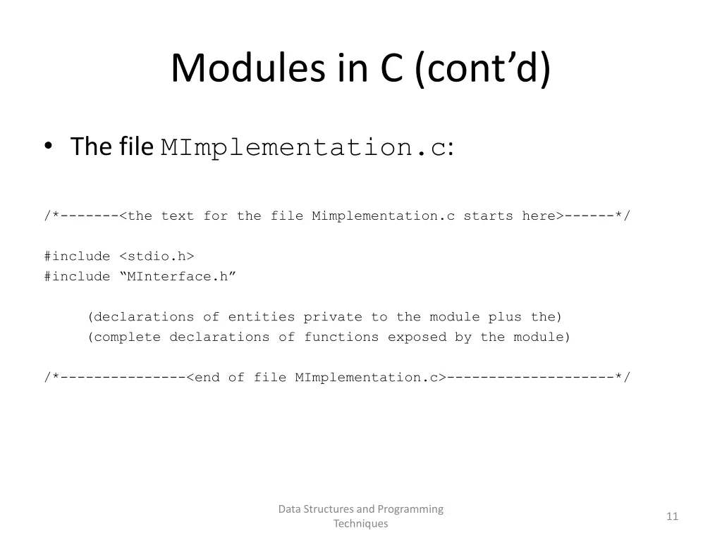 modules in c cont d 1