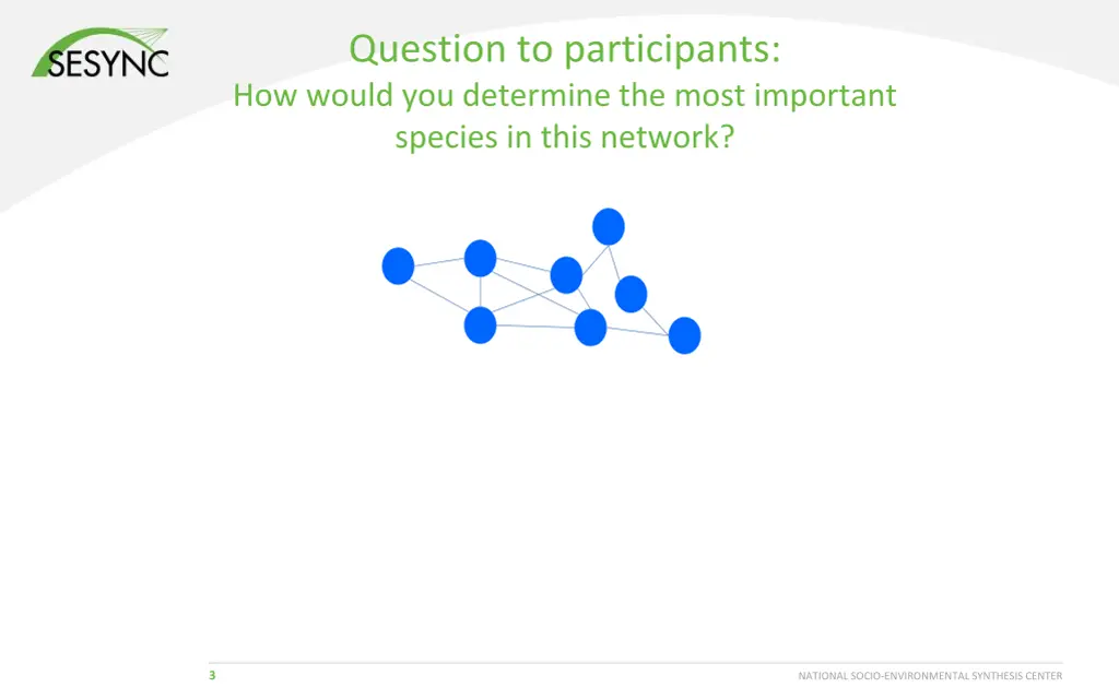 question to participants how would you determine