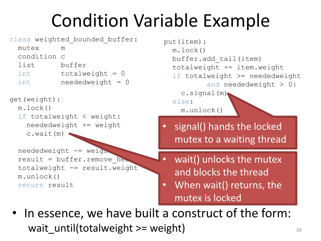 condition variable example