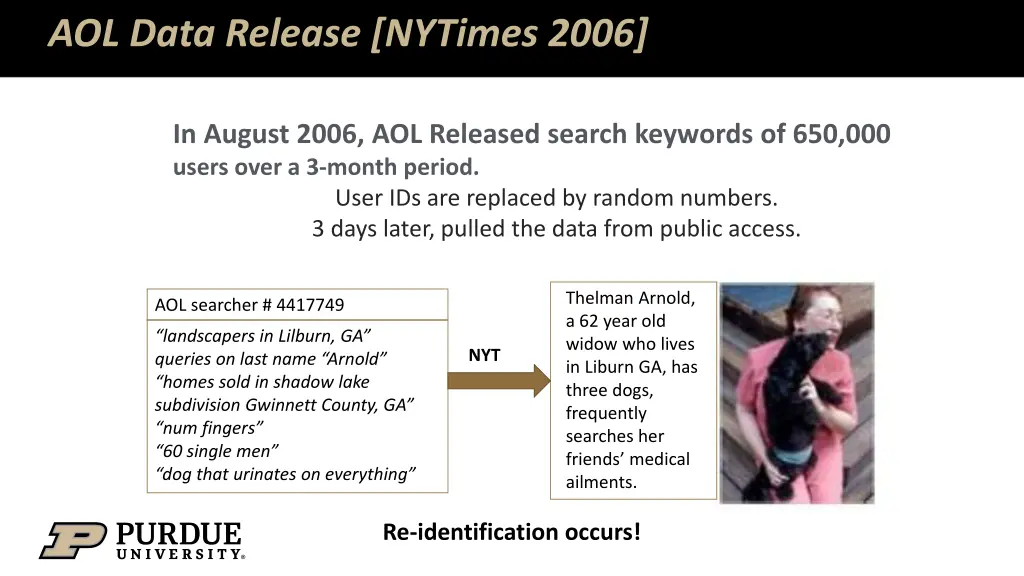 aol data release nytimes 2006