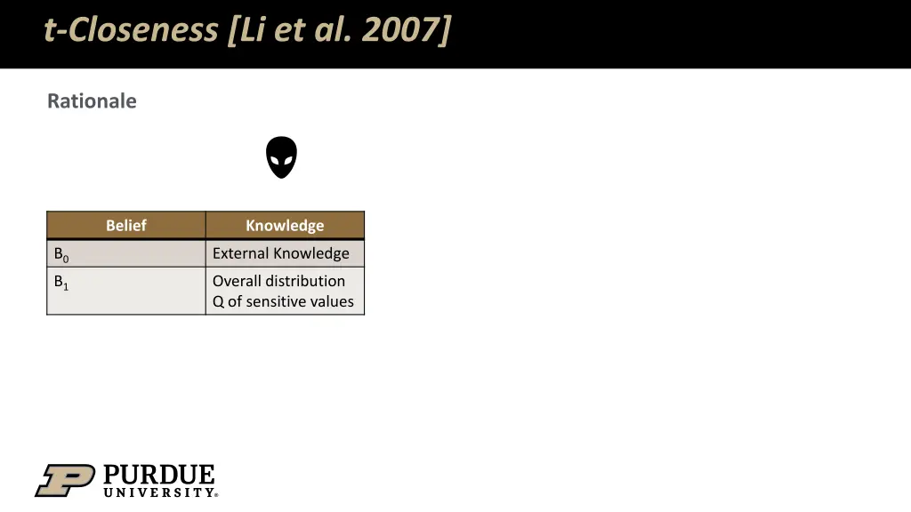 t closeness li et al 2007 2