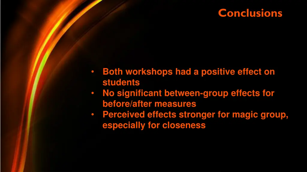 conclusions