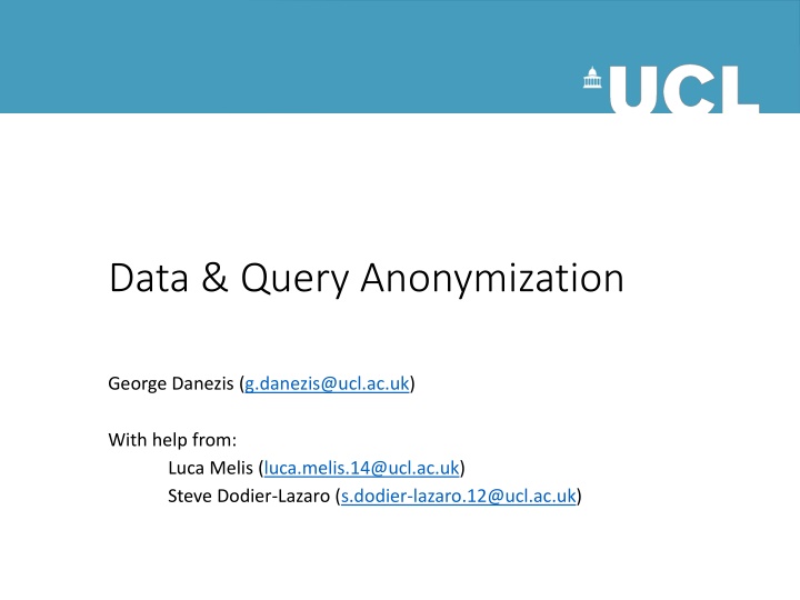 data query anonymization