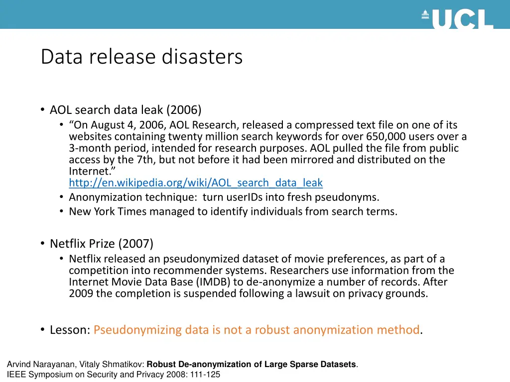 data release disasters