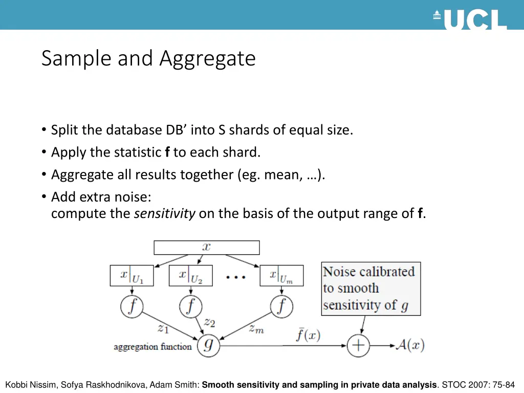 sample and aggregate