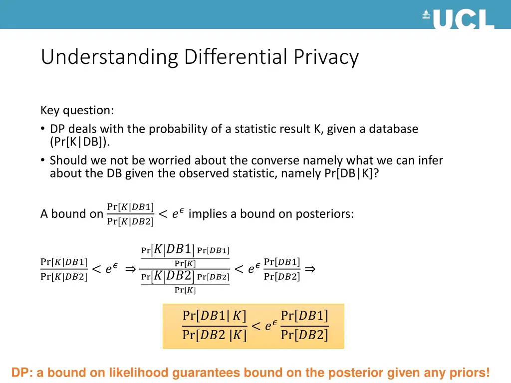 understanding differential privacy