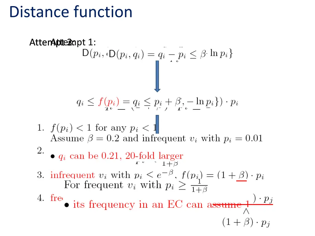 distance function